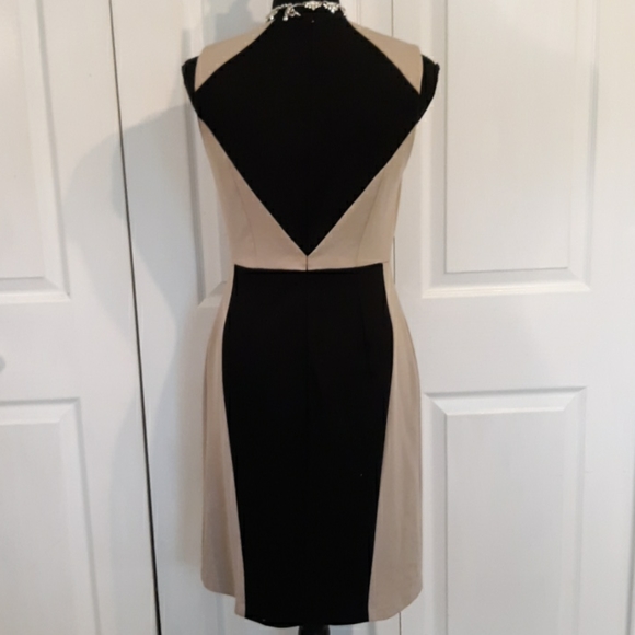 Halogen black and Beige Dress Size 4 - Picture 7 of 12